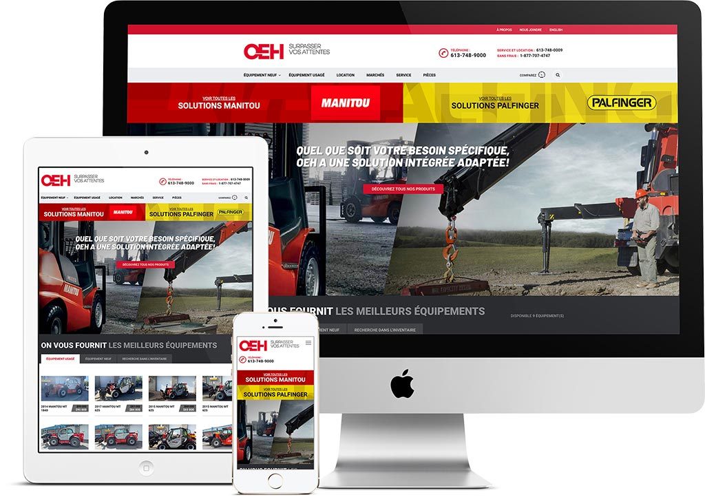 King Communications - Branding et image de marque - OEH - Site web
