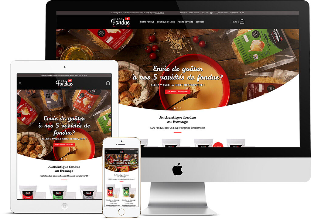 King Communications - Branding et web - SOS Fondue King Communications - Branding et web - SOS Fondue