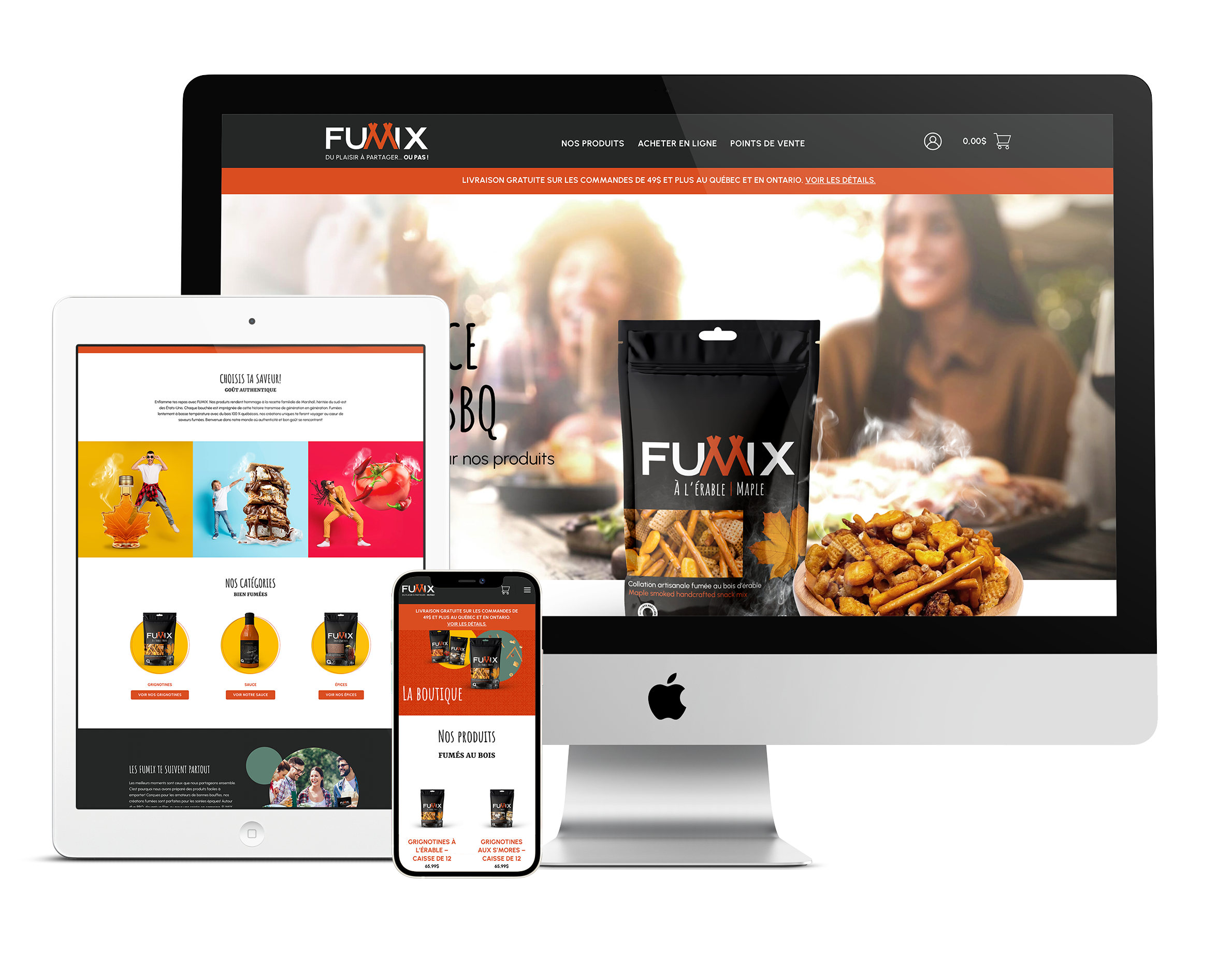 Site Web | Fumix | Réalisations | King Communications