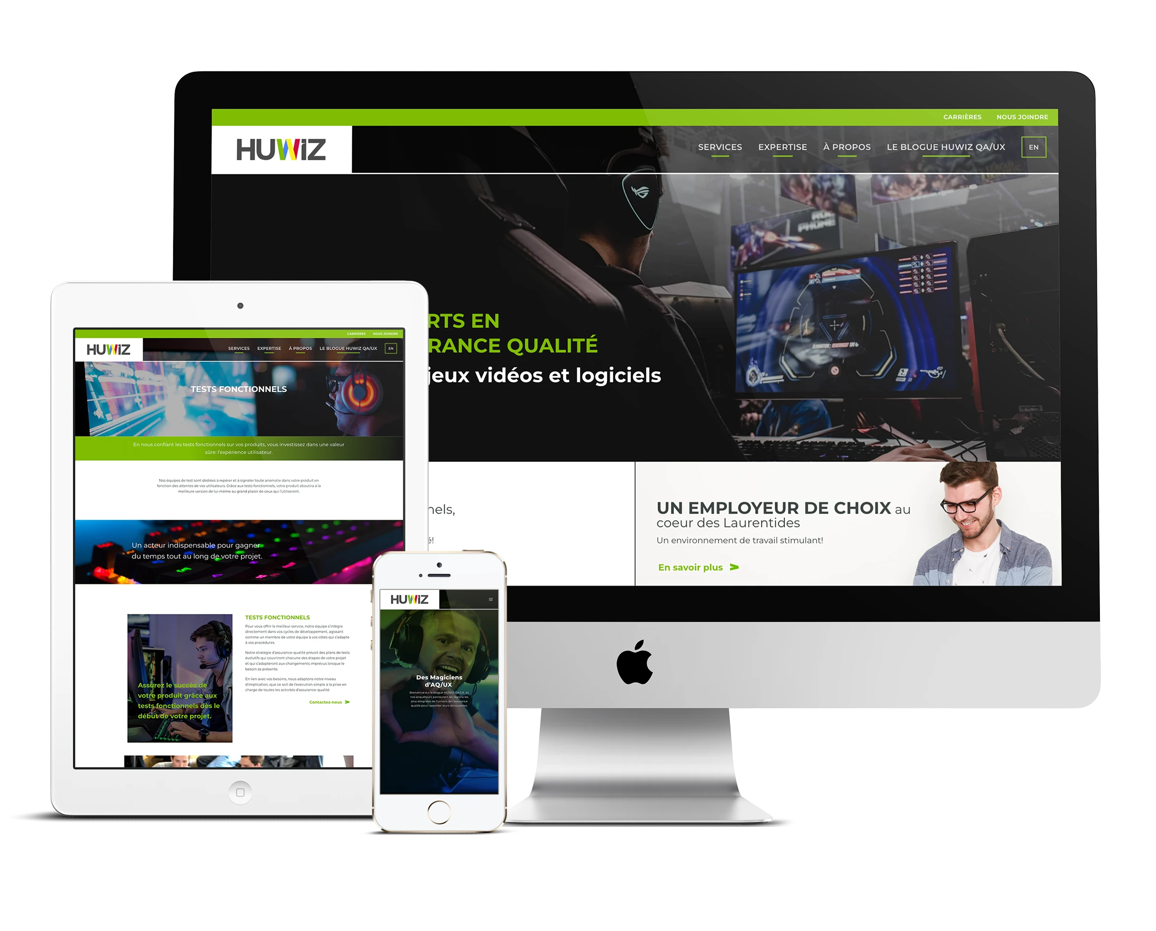 Site web | Huwiz | Réalisations | King Communications