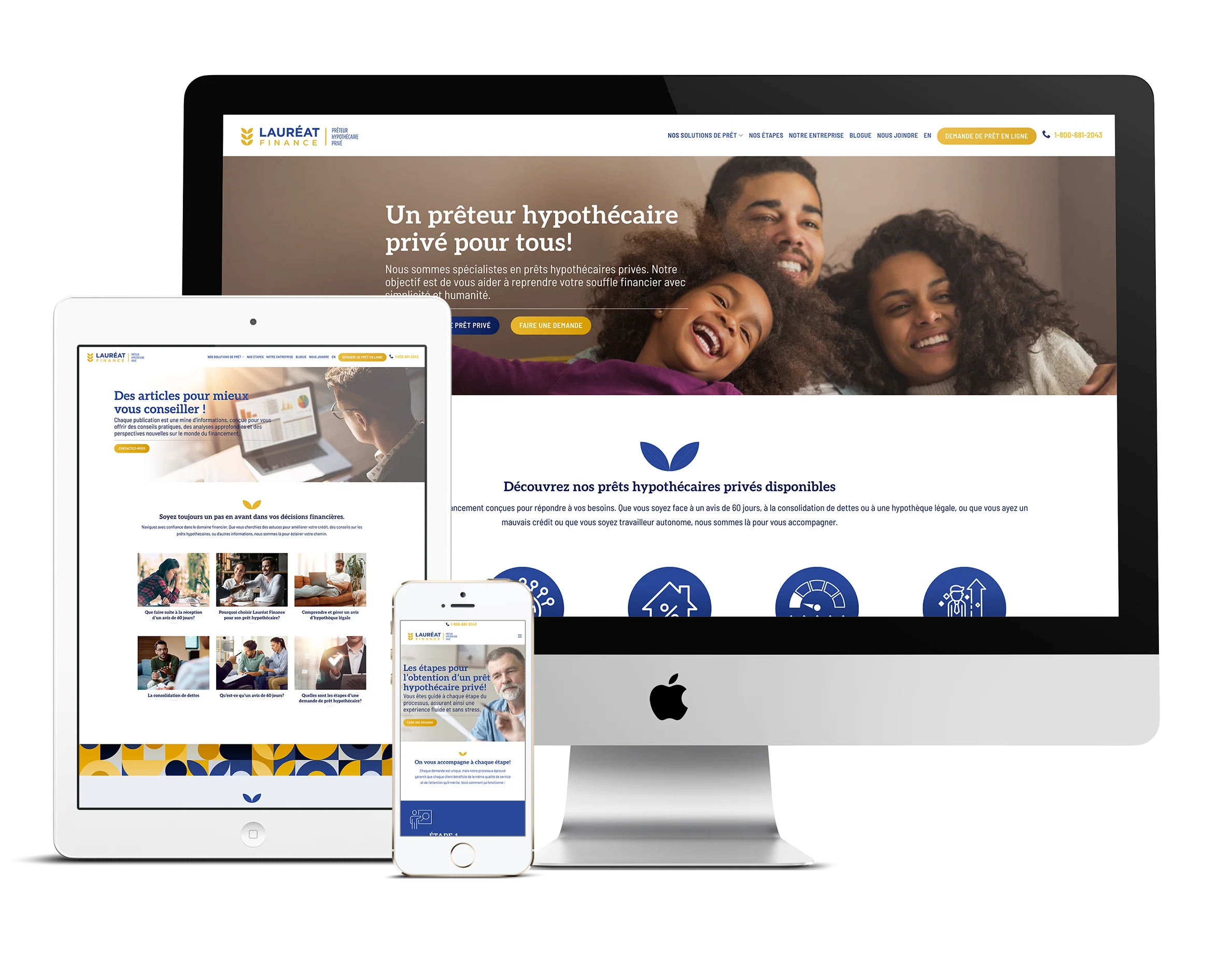 Site web | Lauréat Finance | Réalisations | King Communications