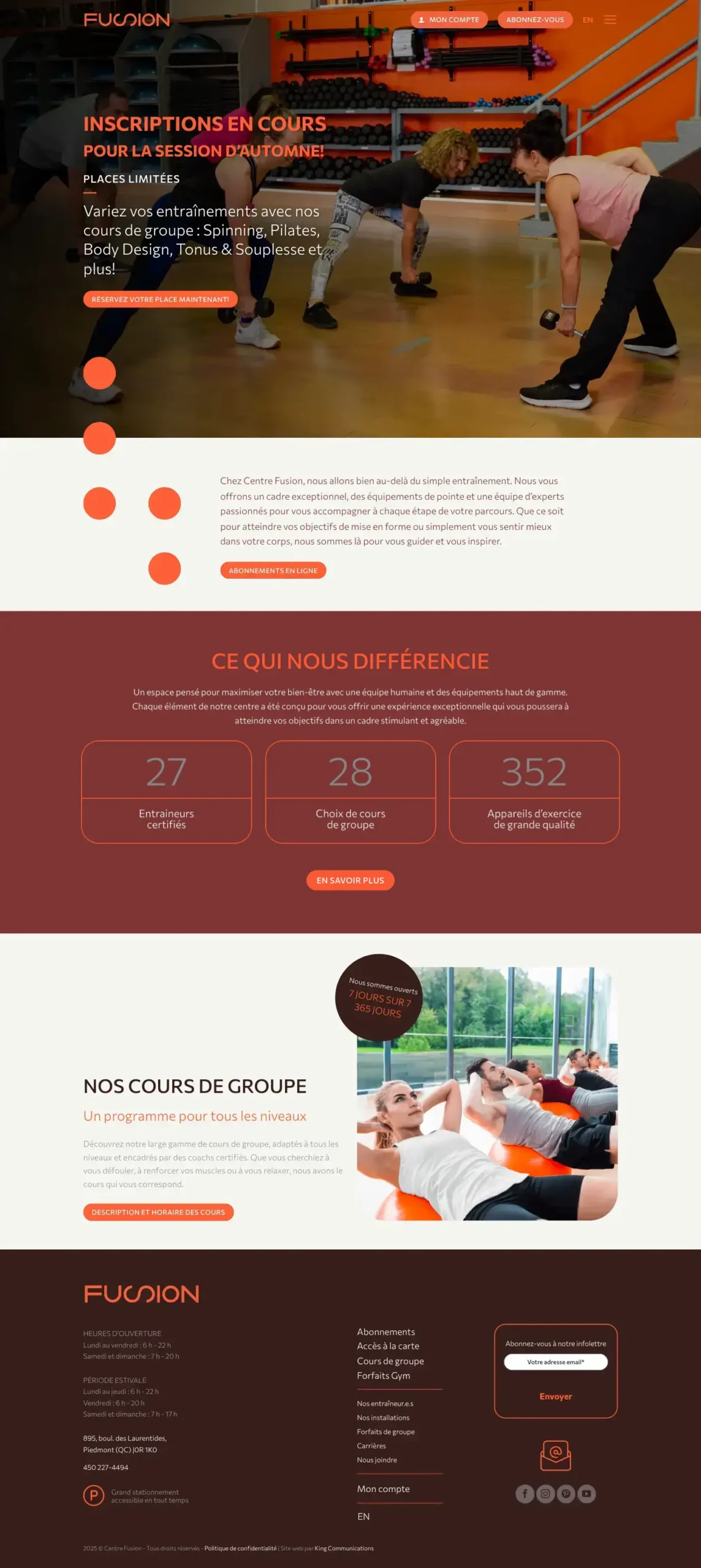 Centre Fusion | Web | King Communications